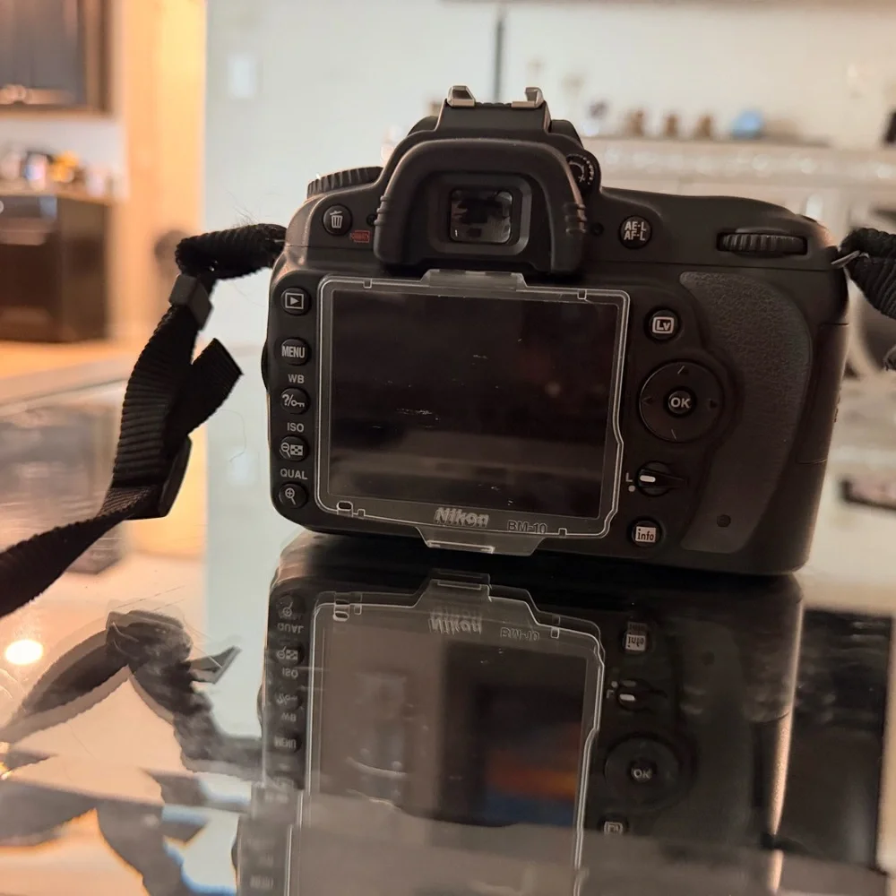 Nikon D90 Black and Red DSLR Camera